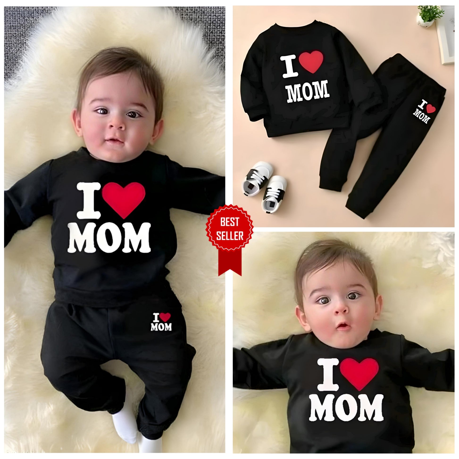 "I Love Mom" Set for Precious Little One