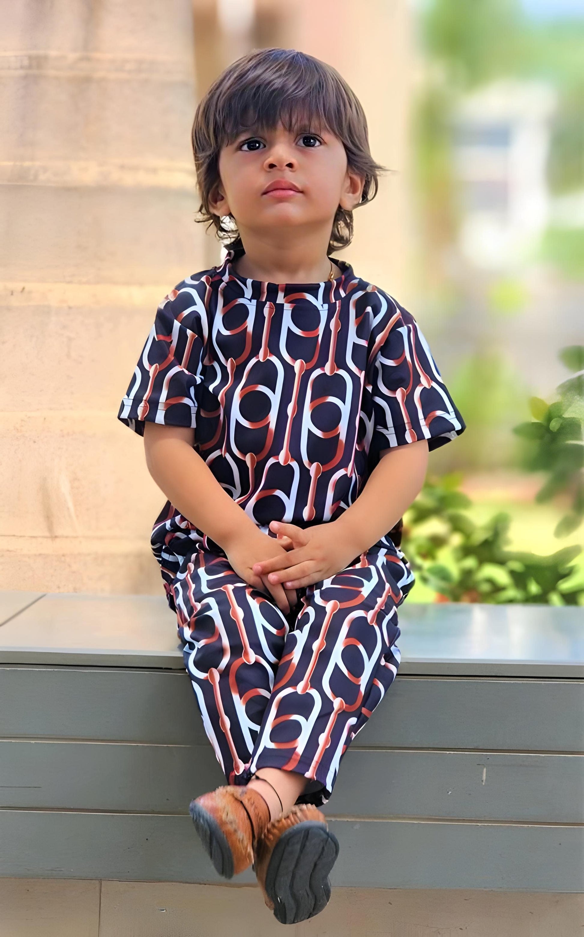 Cute Casual Top & Bottom Set For Your Little One !