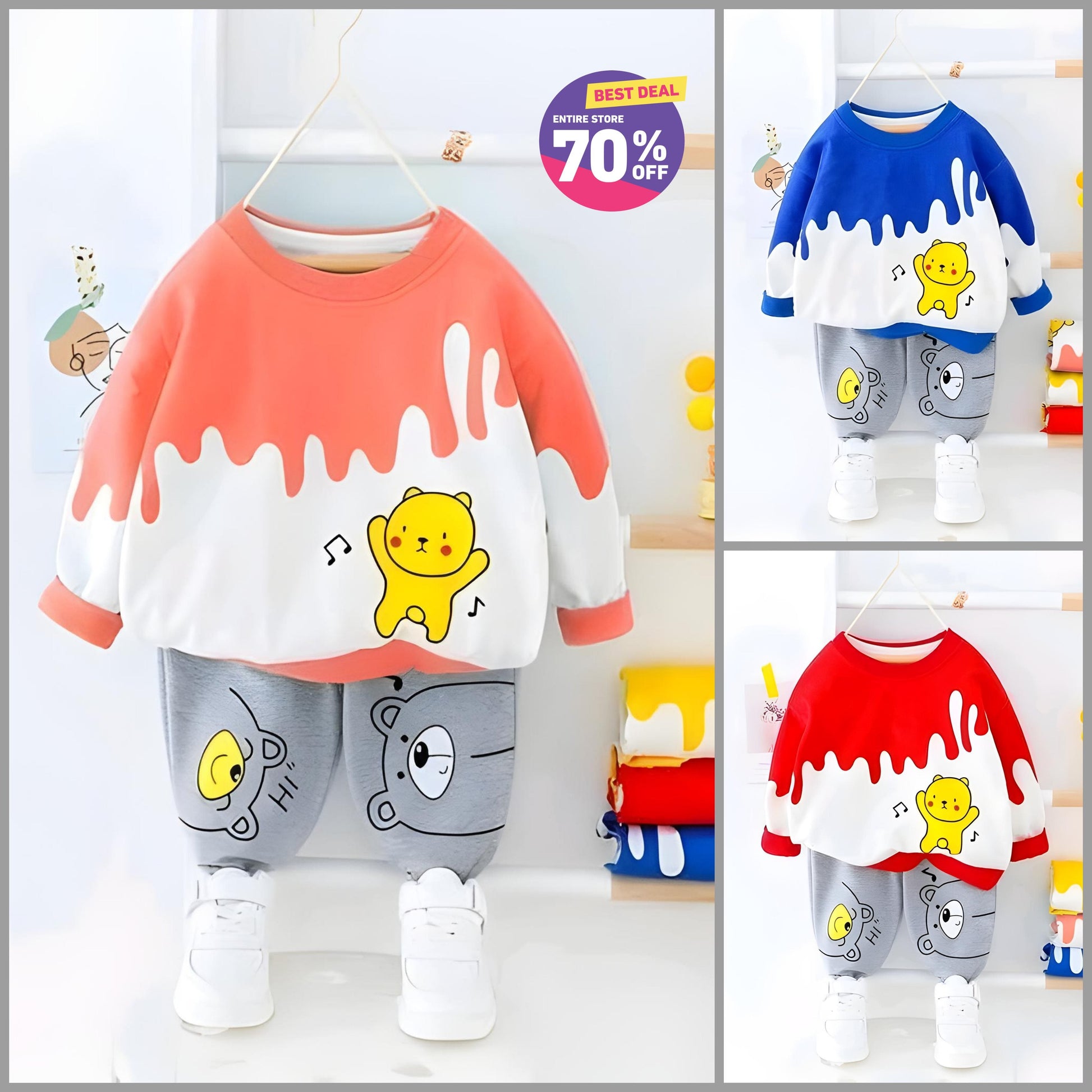 Modern Winter Teddy Set