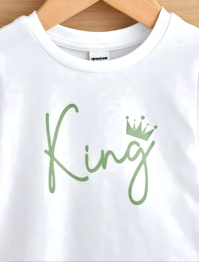 Trendy Modern Kids Top Bottom Set