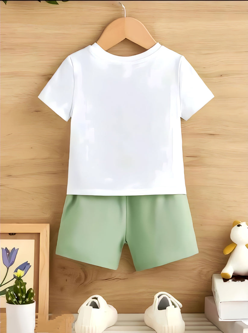 Trendy Modern Kids Top Bottom Set