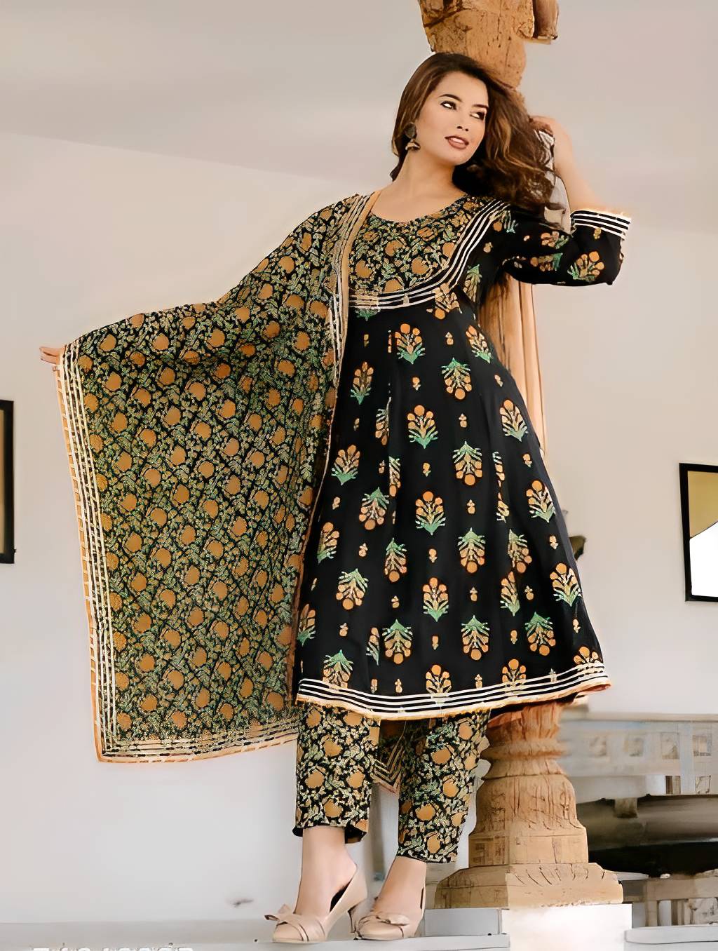 Beautiful Rajsthani Kurta Set