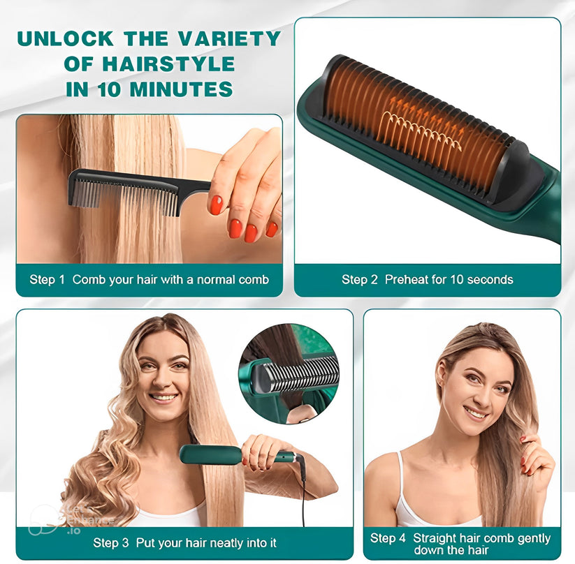Trendy Straightener Brush